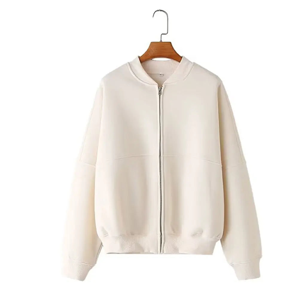 Damski komplet retro ze spodniami typu bomber
